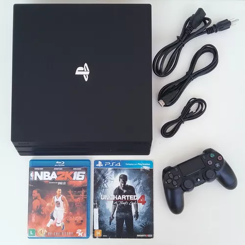 Sony Ps4 Playstation 4 Slim 1TB Bivolt + 2 Controles Dualshock 4 + 2 Jogos  Mídia Física- Frete Grátis !!