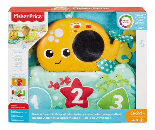 Brinquedo Infantil Baleia De Atividades Fisher Price Fxc13