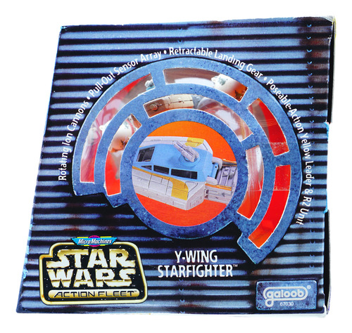 Star Wars Micro Machines Action Fleet Y Wing Starfighter Red