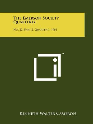 Libro The Emerson Society Quarterly: No. 22, Part 2, Quar...