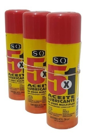 Aceite Lubricante Spray 5x1 Sq