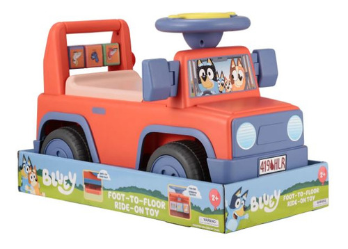 Bluey Ride On Carrito Montable Interactivo Multicolor / J