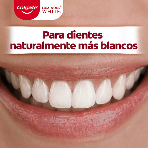 Pasta De Dientes Colgate Luminous White Carbón Activado 90gr