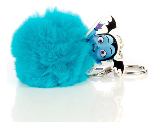 Llavero Pompon Vampirina Turquesa