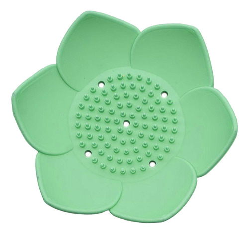 Jabonera Portátil Con Jabonera De Drenaje Jabonera Verde