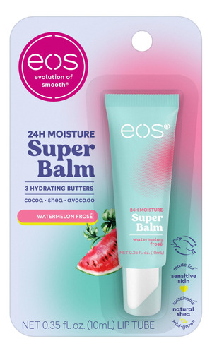 Eos 24h Moisture Super Balm- Watermelon Frose, Mascara Labia