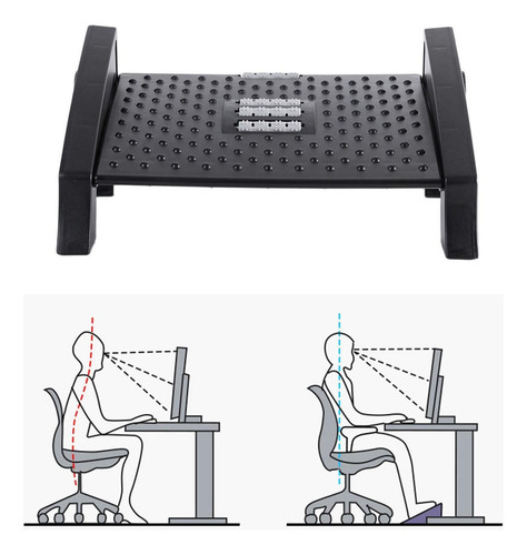 Descanso De Pie Ajustable Para El Escritorio En El Trabajo,