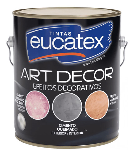 Efeito Cimento Queimado Perolizado Eucatex 3,7kg