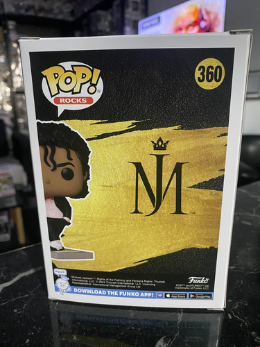 Funko Pop Rocks Michael Jackson Billie Jean #360