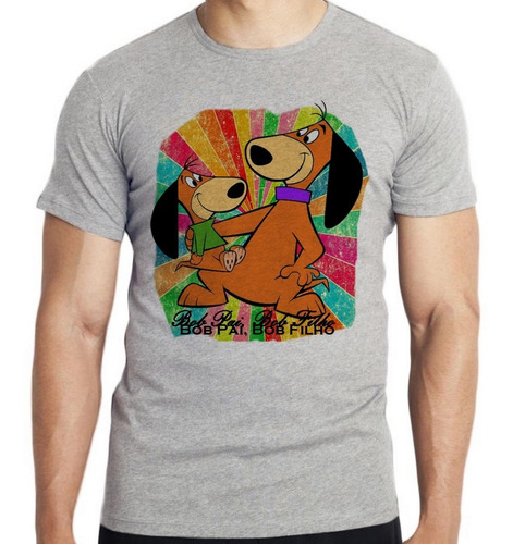 Camiseta Infantil Kids Bob Pai Filho Cachorro Cão Dog Desenh