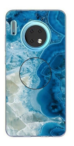 Funda Carcasa Protector Suave Celular Huawei Mate 30 Azul