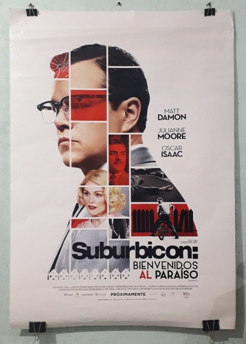 Poster Original De Cine Suburbicon: Bievenidos Al Paraiso