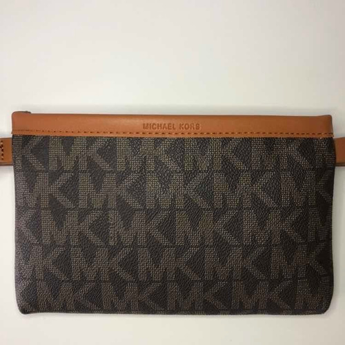 Cartera Riñonera Cinturón Michael Kors Monogram Ns Original