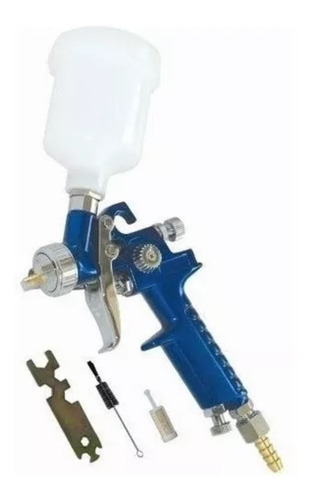 Pistola Mini Pintar Hvlp Gravedad Pico 0,8 Mm Sople Ruhlmann