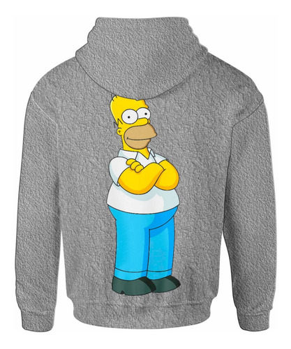 Sudadera Sublimada Efecto Texturizado Homero 