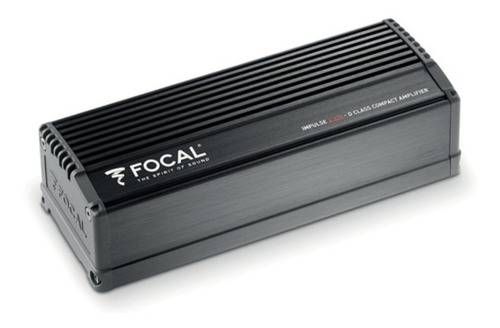Amplificador ultracompacto digital Plug & Play de 4 canais, cor preta