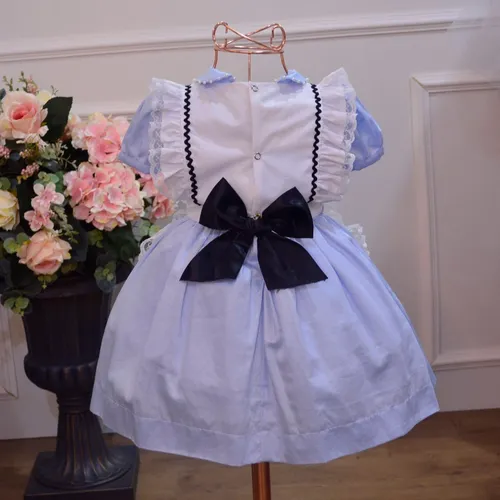 Vestido De 1 Ano Alice No Pa s Das Maravilhas