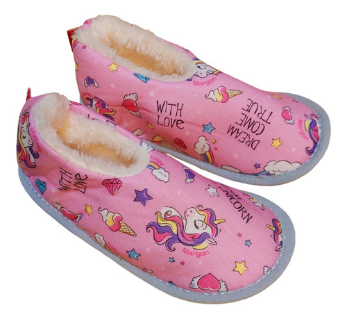 Pantuflas Hornerito Unicornios - Niños/as - Pantuflas Margon