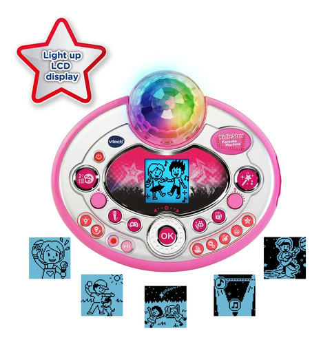 Vtech - Sistema De Karaoke Kidi Star, 2 Micrófonos Con Sopor
