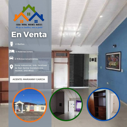 Se Vende Casa En La Urb. Jardines De San Jaime Cond. Jazmin