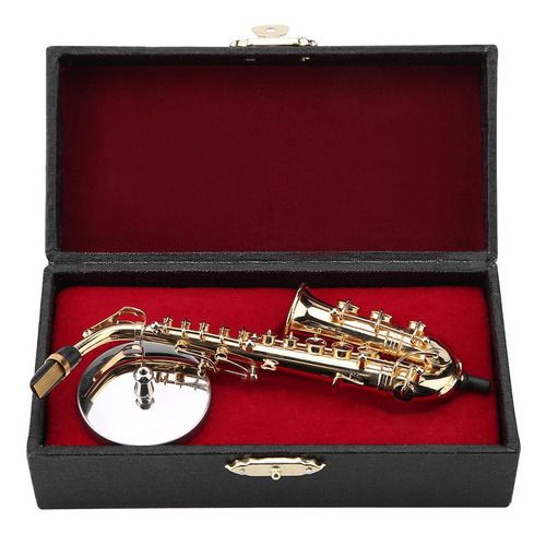 Mini Saxofón Alto Miniatura Oro Instrumentos Musicales Mod