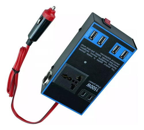 Tt Inversor De Energia Para Carro 12v 24v A 110v 220v 1500w