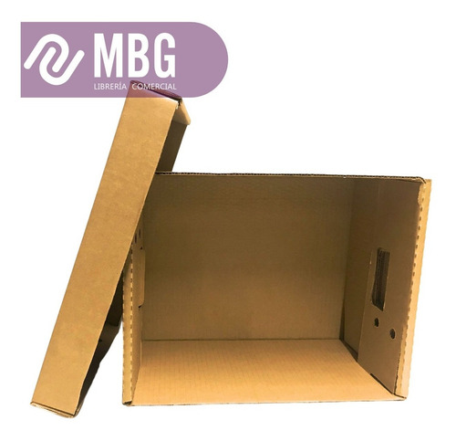 Imagen 2 de 6 de Caja Archivo Cartón Americana Alta Premium Reforzada