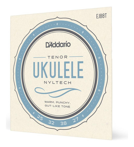 Encordoamento Para Ukulele Tenor D Addario Nyltech Ej88t