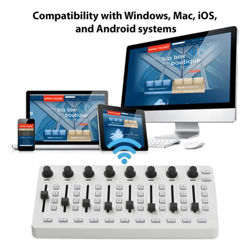 Controlador Midi Bluetooth M-wave Altamente Programable