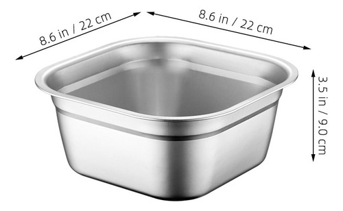 Cuenco For Sopa, Palangana Cuadrada, Lavabo