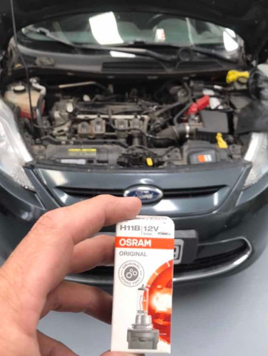 Cambio De Lampara Baja Ford Fiesta Kinetic H11b Osram Origin