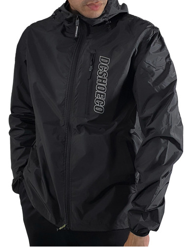 Campera Dc Lifestyle Hombre Dagup Solid Negro Cli