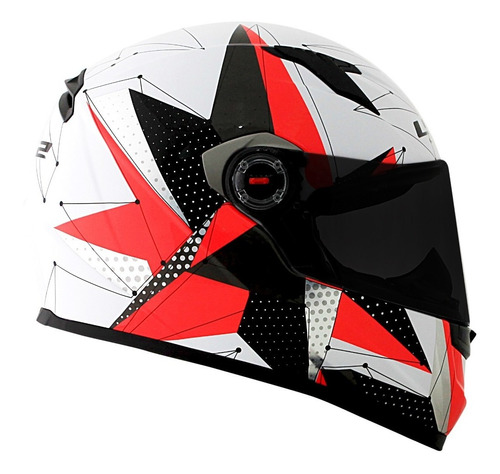 Capacete Ls2 Ff358 Classic Brilliant White Pink