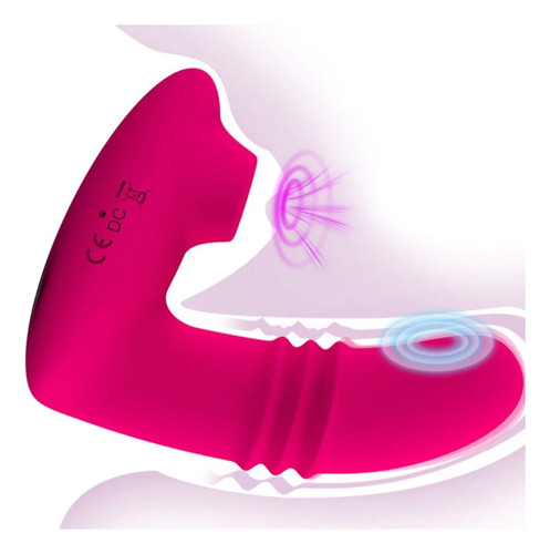 Massageador Elétrico Profissional Control Remoto Vaivem Pre Rosa-chiclete