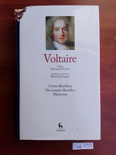 Voltaire / Cartas Filosóficas Y Otros / G Pensadores Gredos
