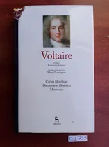 Comprar Voltaire \u002F Cartas Filosóficas Y Otros \u002F G Pensadores Gredos