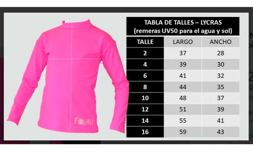 Imagen 5 de 5 de Remera Protección Solar Filtro Uv 50 (certificadas) Folau®