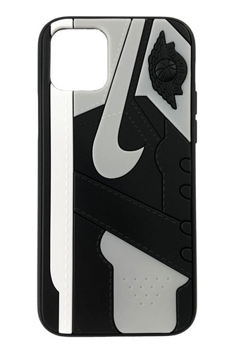 Tikafunda Jordan 1 Para iPhone 12/13/14 Plus Pro Max 3d Gris