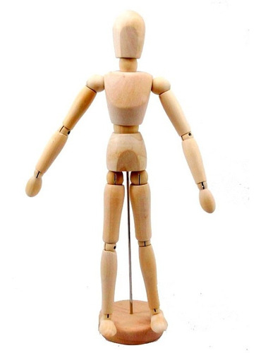 Boneco Manequim Articulado 30 Cm Desenho