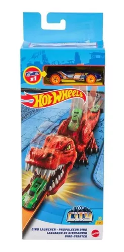 Pista - Hot Wheels City - Lancadores Nemesis - Dinossauro MATTEL