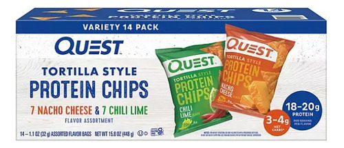 Quest Tortilla Chips Variety Pack (14 Ct.) Proteina Chips 