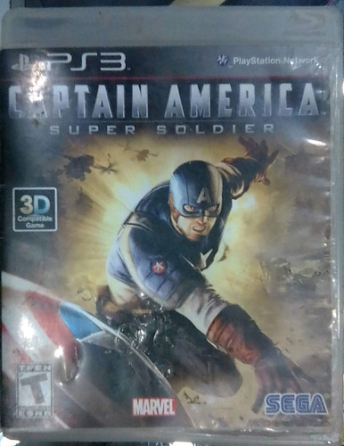 Captain America. Super Soldier. Ps3 Org Usado. Qqj.