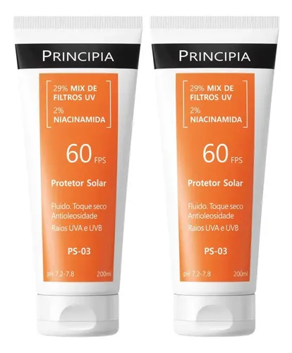 Principia Kit 2 Protetor Solar Corporal Ps 03 Fps60