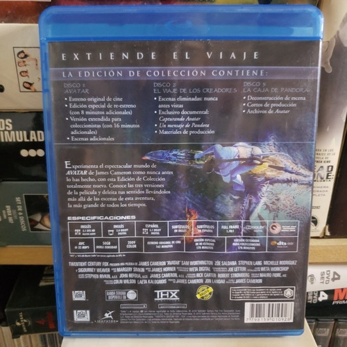 Película Avatar Blu-ray Original. (Usado)
