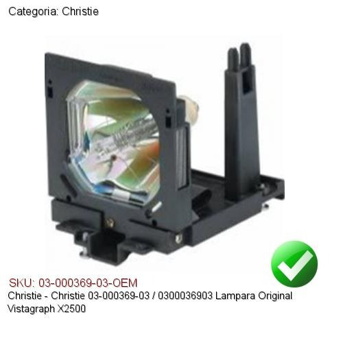 Lampara Christie 03-000369-03/0300036903 Vistagraph X2500