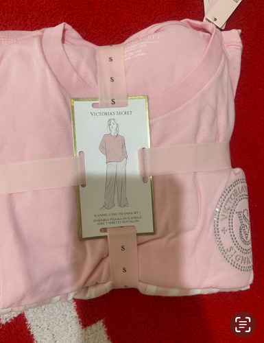 Pijama Victoriassecret Pantalón Y Playera Color Rosa