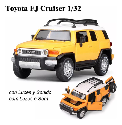 Toyota Fj Cruiser Premium Miniautos Metal Colección Regalos