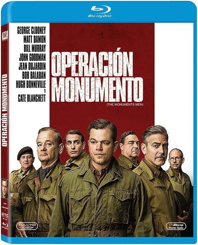 Operación Monumento | Blu Ray Matt Damon Película Nueva