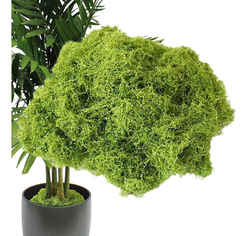 Musgo Artesanal Falso De Musgo Verde, Artificial Plant