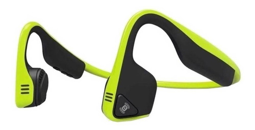 Fone de ouvido open-ear sem fio AfterShokz Trekz Titanium green e black